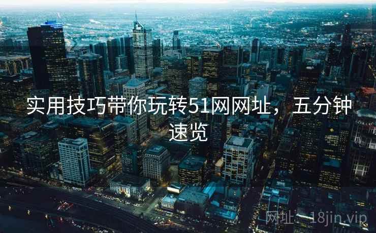 实用技巧带你玩转51网网址，五分钟速览