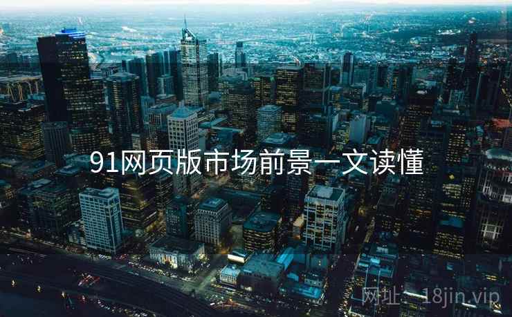 91网页版市场前景一文读懂
