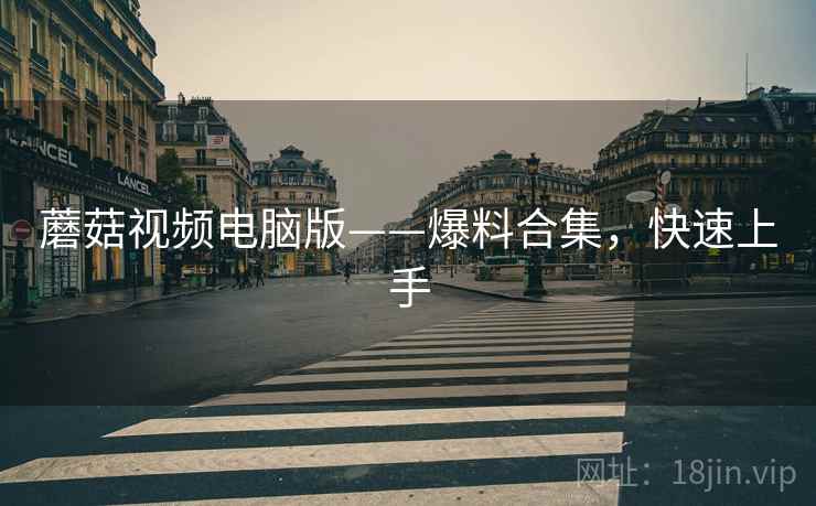 蘑菇视频电脑版——爆料合集，快速上手