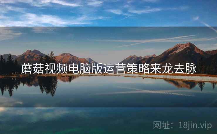 蘑菇视频电脑版运营策略来龙去脉