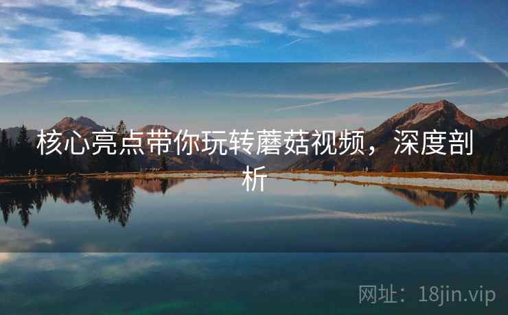 核心亮点带你玩转蘑菇视频，深度剖析
