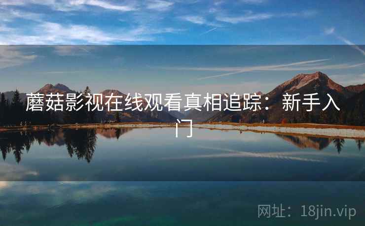 蘑菇影视在线观看真相追踪：新手入门